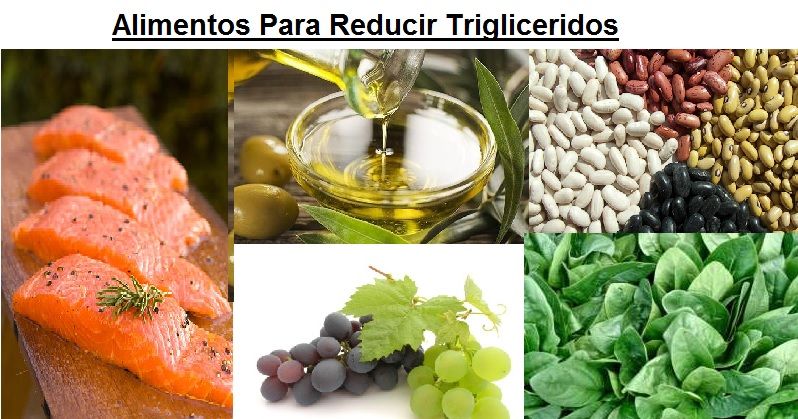 alimentos para reducir trigliceridos