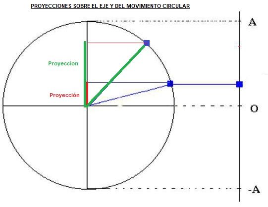 proyecciones del movimiento circular