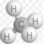 molecula gas natural