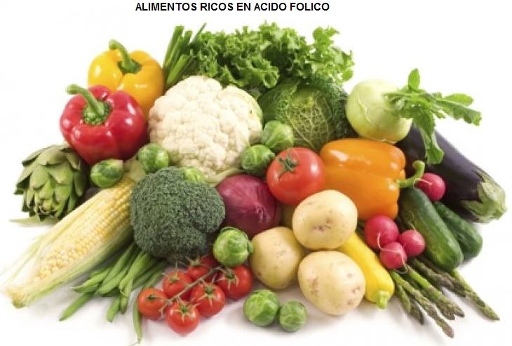 alimentos ricos en acido folico