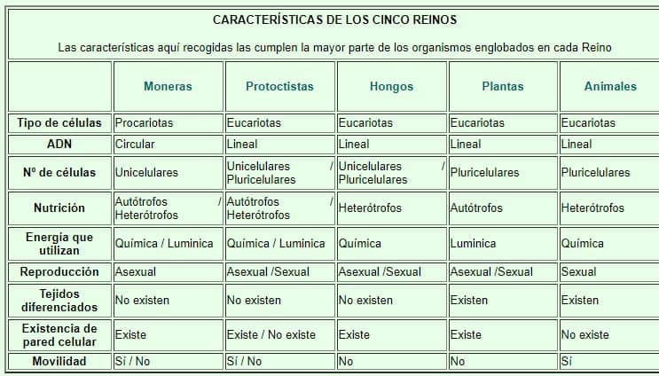 características de los seres vivos