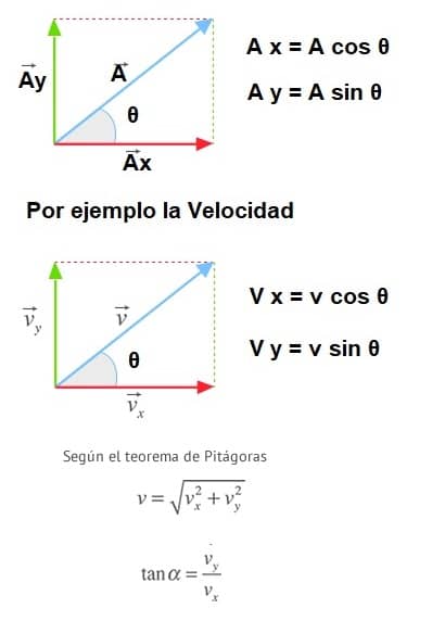 componentes tiro parabólico